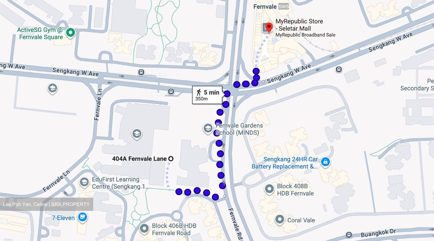 Blk 404A Fern Spring (Sengkang), HDB 5 Rooms #595686361